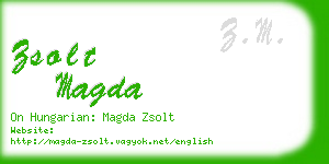 zsolt magda business card